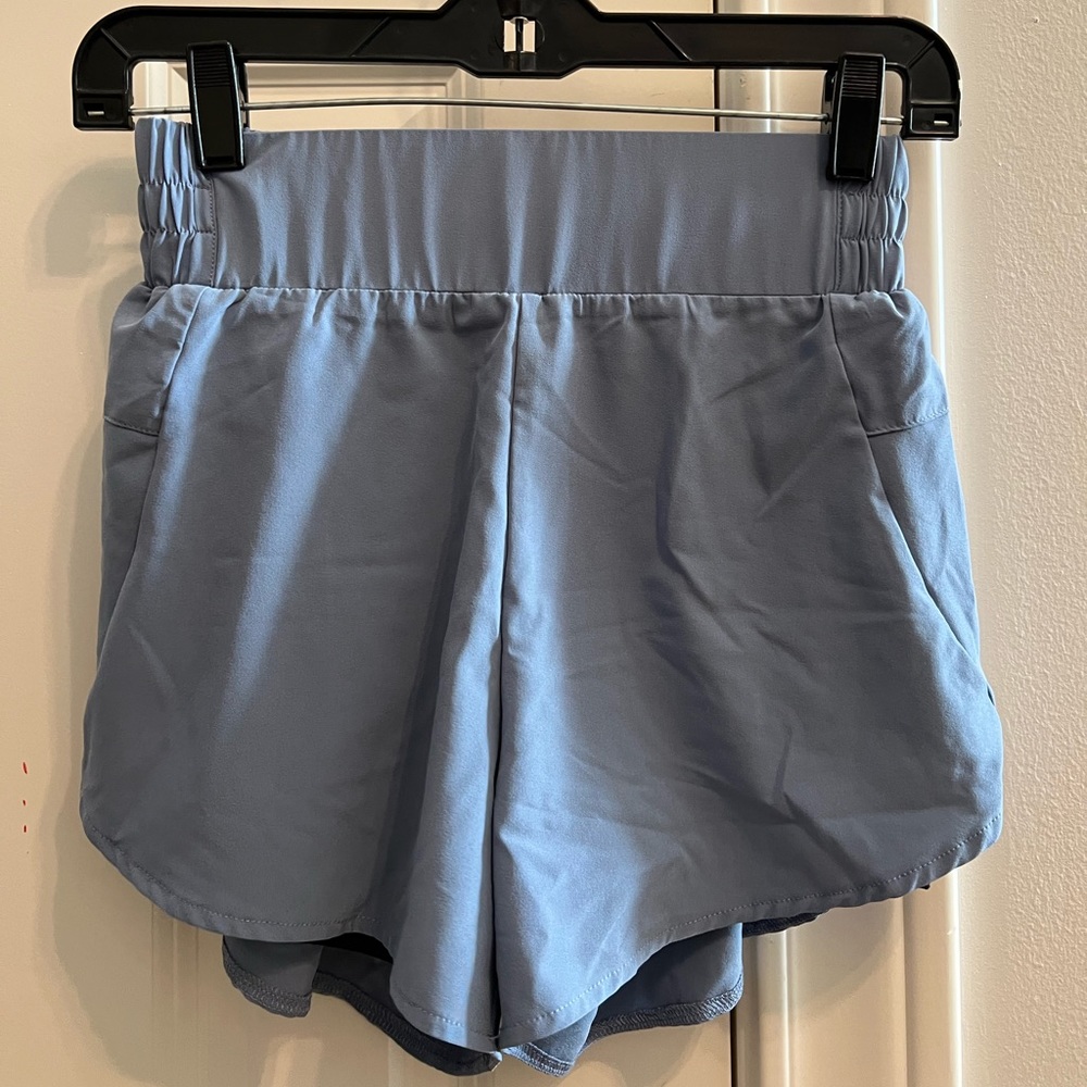 Halara muted blue athletic shorts - small
